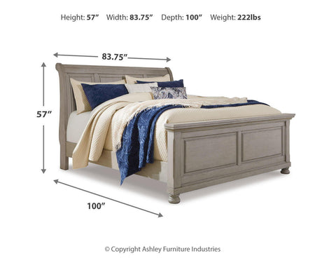 Lettner - Sleigh Bed - view 3