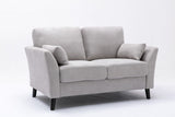 Damian - Woven Fabric Sofa Set by Lilola Home | Bel Furniture