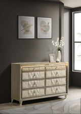 Lorient - 8-Drawer LED Bedroom Dresser Cabinet