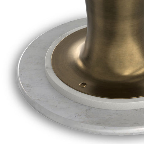 Nicollette - Side Table - Antique Brass by Simpli-Home | Bel Furniture