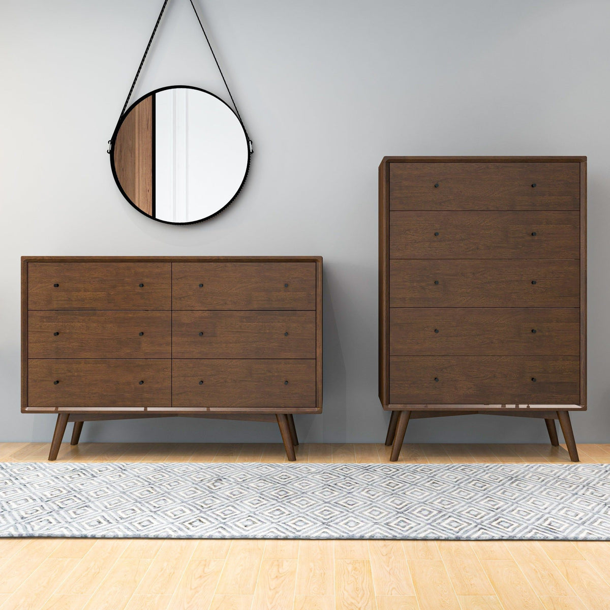 Caroline - Mid-Century, Modern Dresser - view 2