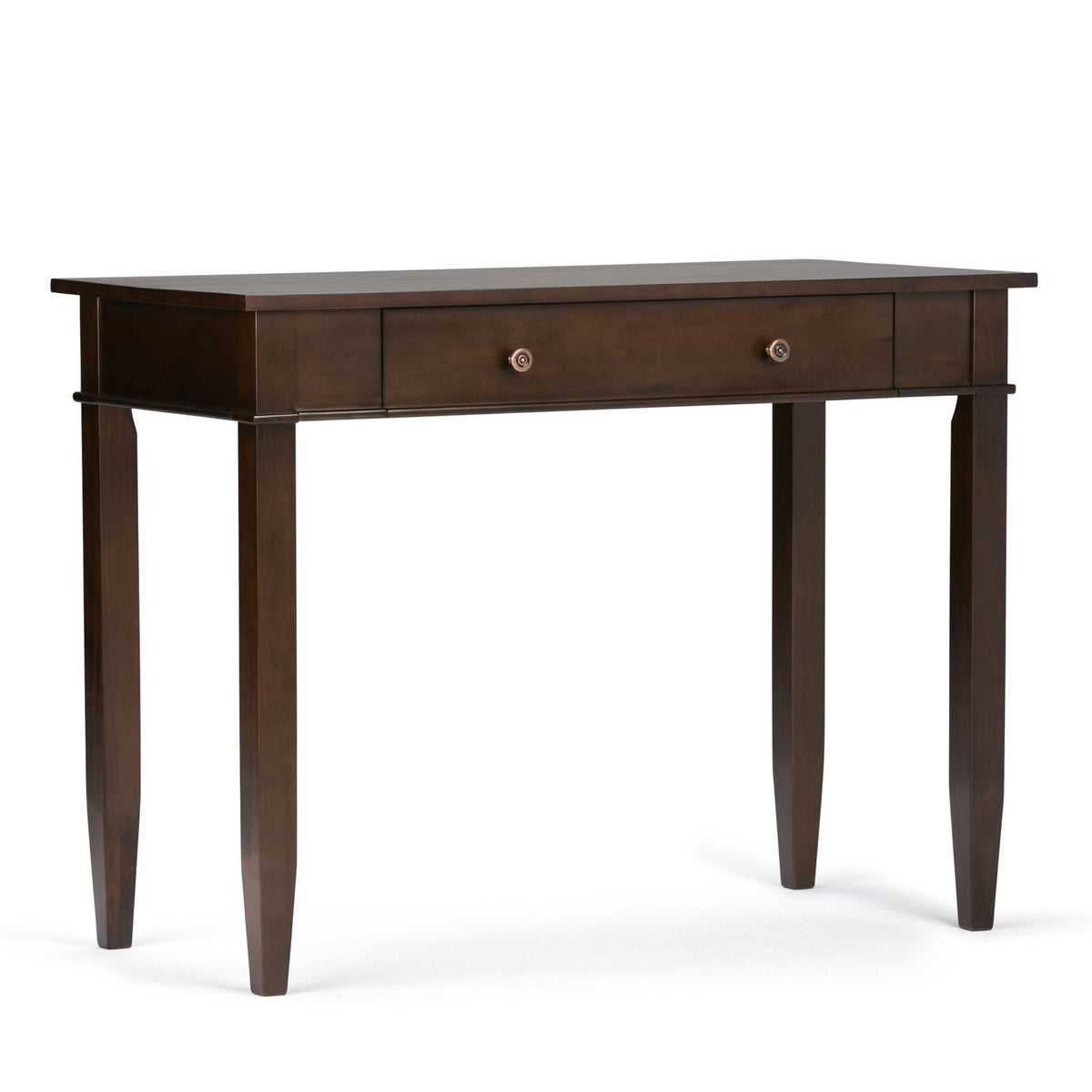 Carlton - Home Office Desk - Dark Tobacco Brown by Simpli-Home | Bel Furniture