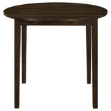 Bucknell - 3 Piece Round Drop Leaf Dining Table Set