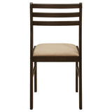 Bucknell - 3 Piece Round Drop Leaf Dining Table Set