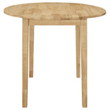 Bucknell - 3 Piece Round Drop Leaf Dining Table Set