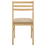 Bucknell - 3 Piece Round Drop Leaf Dining Table Set