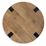 Hanneforth - Brown - Round End Table by Signature Design by Ashley® | Bel Furniture