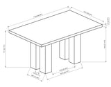 Parkside - Dining Table - White
