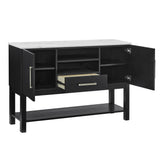 Vance - Side Board - Charcoal / White