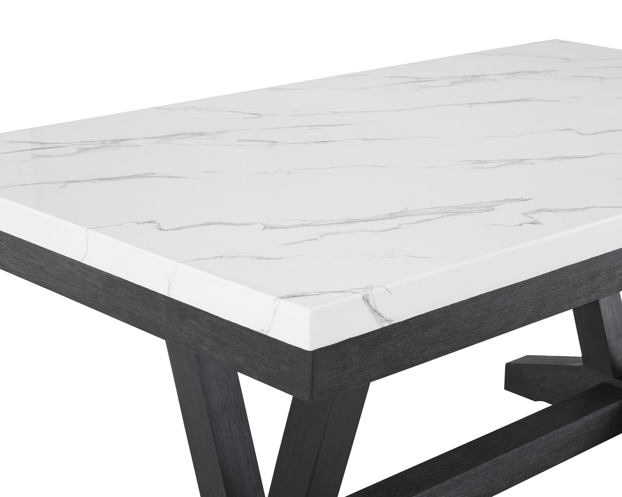 Vance Faux Marble Dining Table