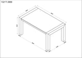 Hazel - Genuine Marble Dining Table - Wired White