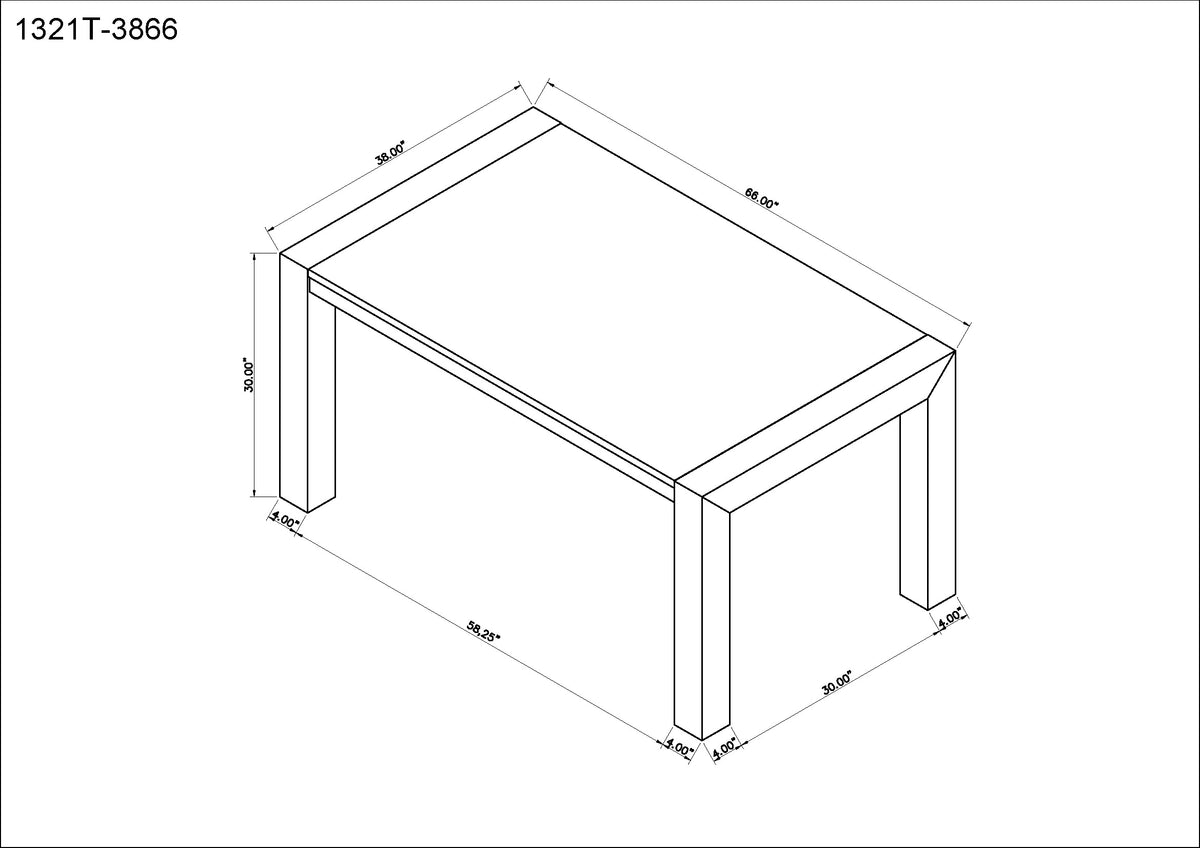 Hazel Genuine Marble Dining Table