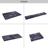 Maval - 2' X 3' Washable Area Rug - Black / Gray
