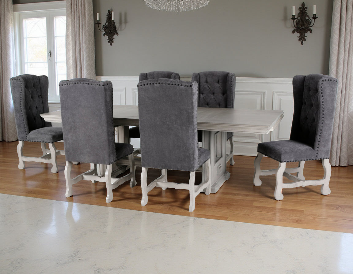 ASPEN / MAGNOLIA 7 PIECE DINING ROOM SET by Mollai Collections | Bel Furniture