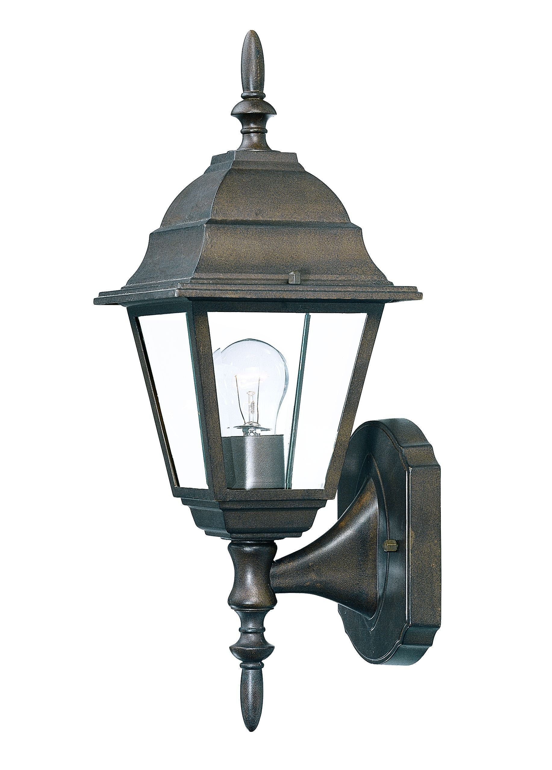 Swing Arm Outdoor Wall Light - Antique Brown