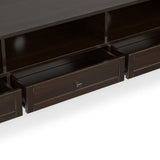 Warm Shaker - Low TV Media Stand - Brown
