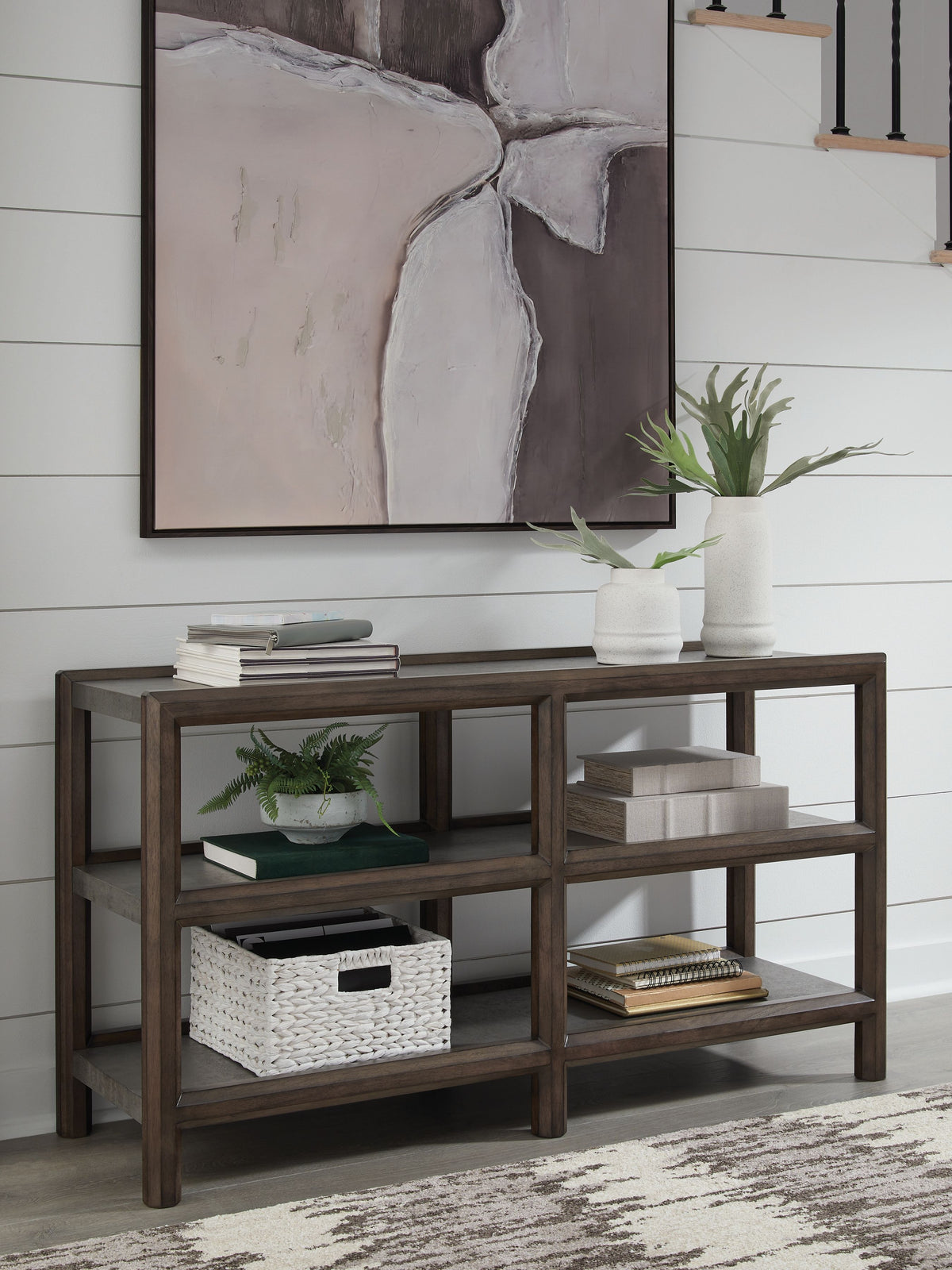 Kallenny - Brown / Gray - Sofa Table by Signature Design by Ashley® | Bel Furniture