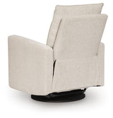 Oaklynn-Manor - Swivel Glider Recliner - Canvas