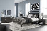 Finch - Black - Six Drawer Dresser by Signature Design by Ashley® | Bel Furniture