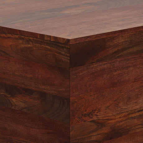 Abba - Handcrafted Square Coffee Table by Simpli-Home | Bel Furniture