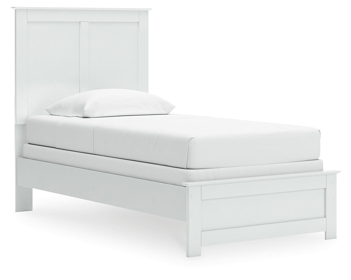 Bostwick Shoals - Panel Bed With Framed Footboard White by Signature Design by Ashley® | Bel Furniture