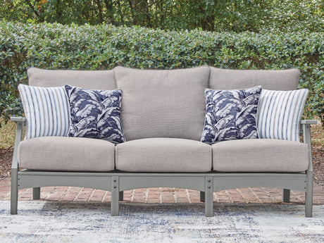 Cove Beach - Sofa With Cushion - Gray