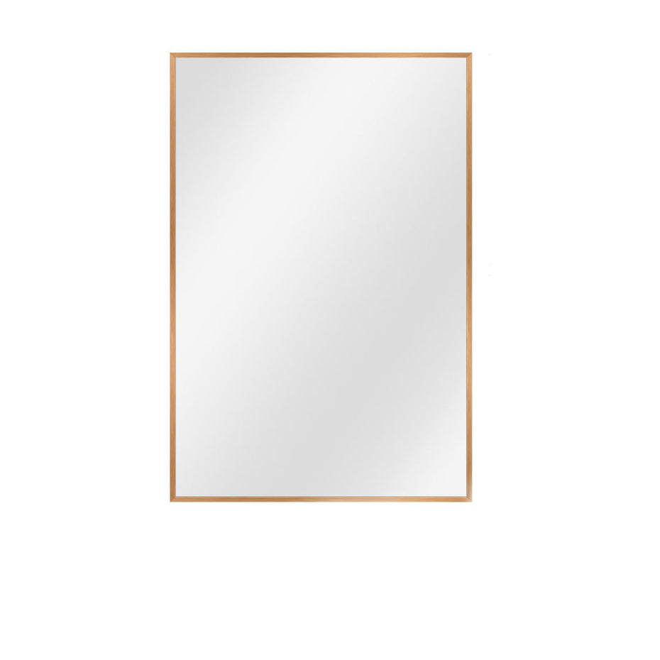 Rectangular Wall Mirror - Gold