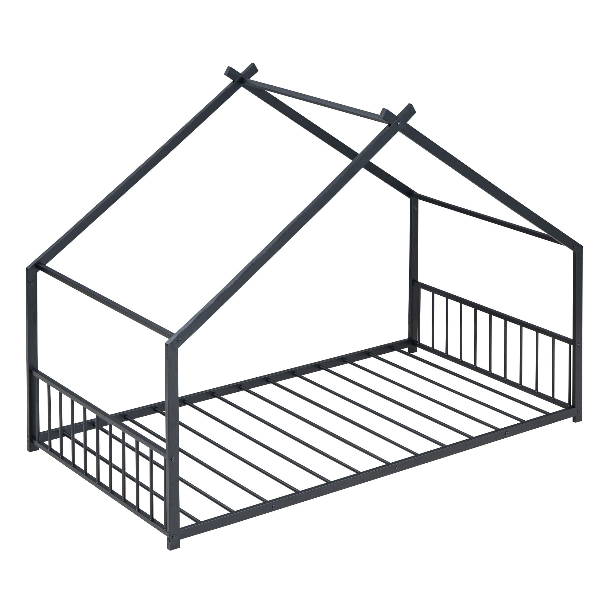 Metal House Bed