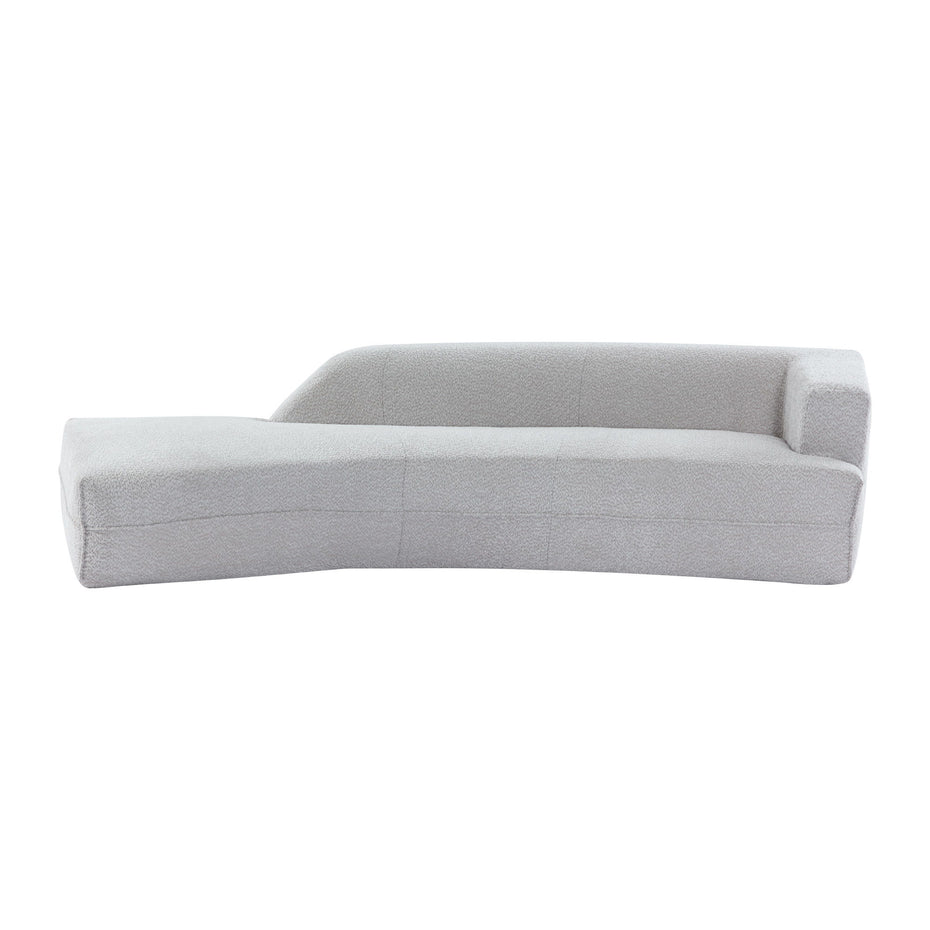 Curved Chaise Lounge Modern Indoor Sofa Couch For Living Room