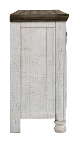 Havalance - Brown / Beige - Extra Large TV Stand - 4 Doors by Signature Design by Ashley® | Bel Furniture