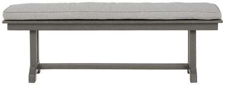 Visola - Bench with Cushion - Gray