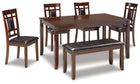 Bennox - Dining Room Table Set (Set of 6) - Brown