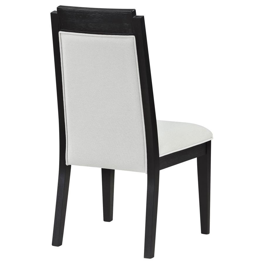 Brookmead - Wood Dining Side Chair (Set of 2) - Ivory And Black