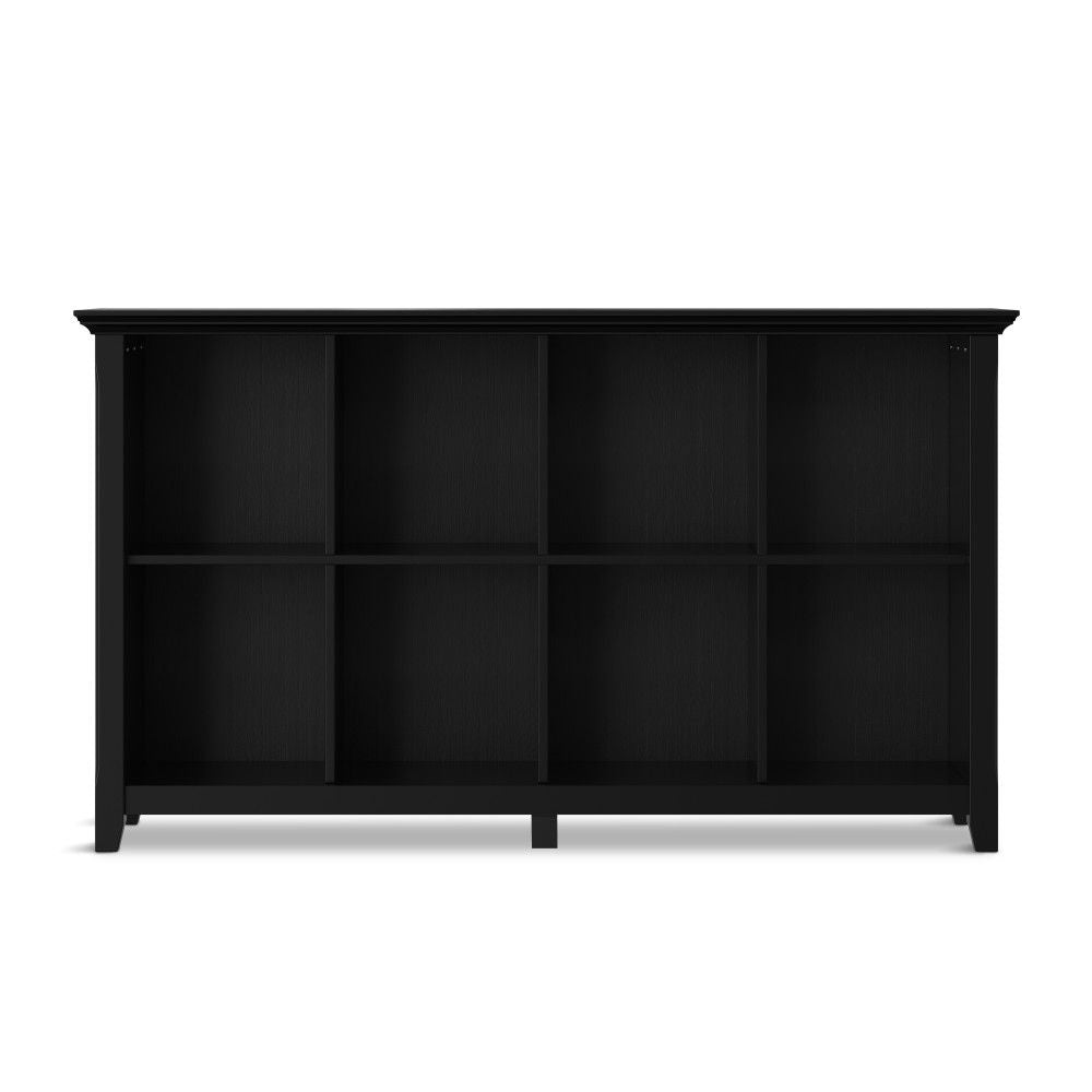 Acadian - 8 Cube Storage Sofa Table - Black