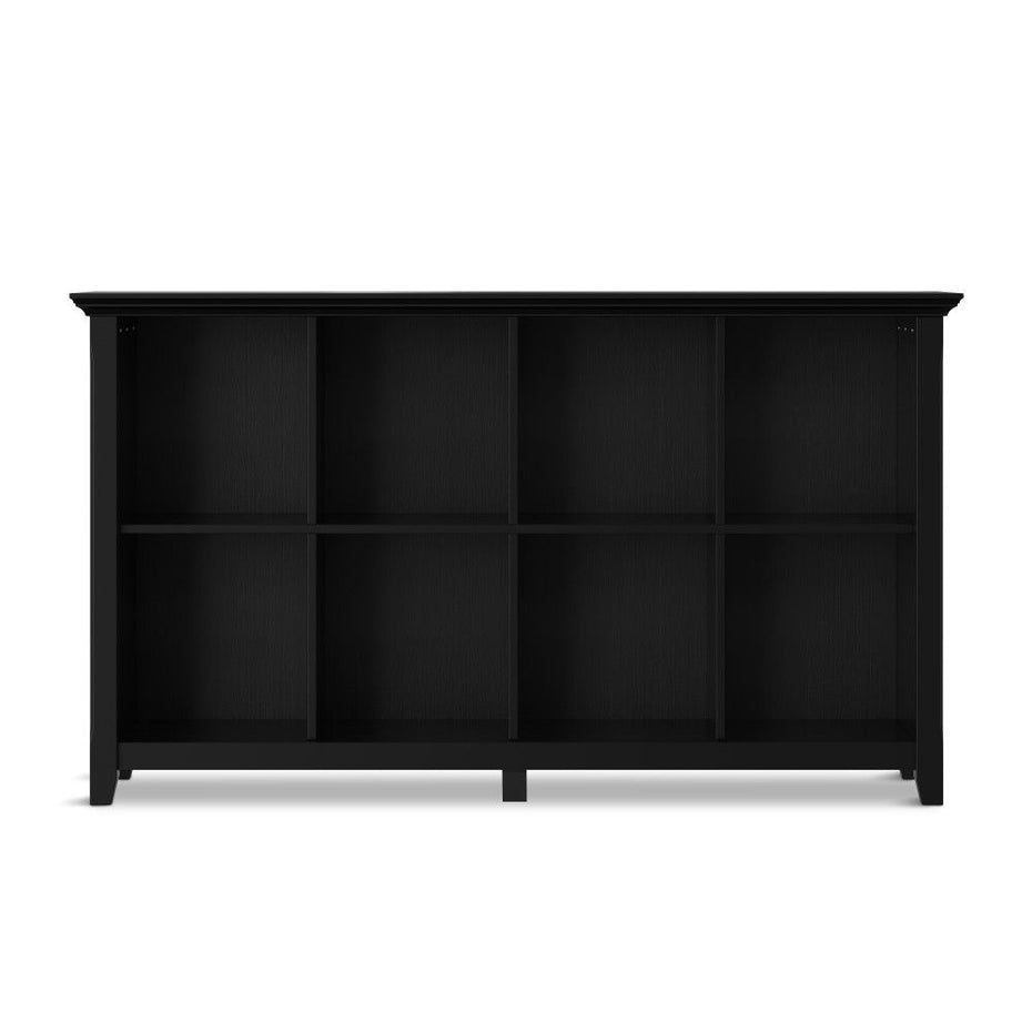 Acadian - 8 Cube Storage Sofa Table - Black