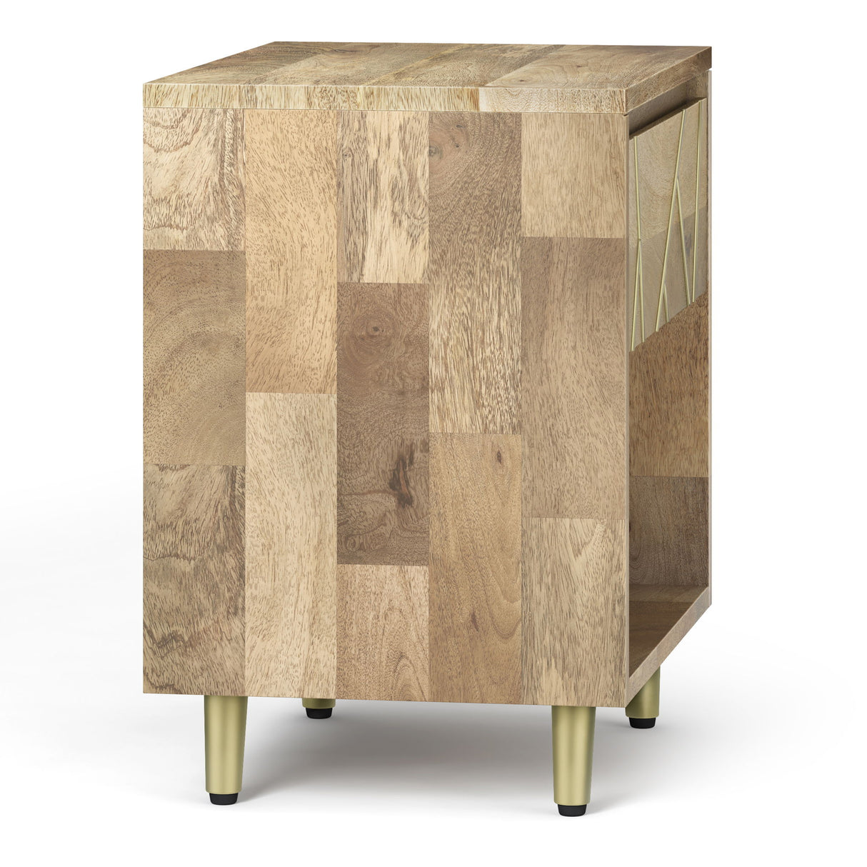 Jager - Bedside Table - Natural by Simpli-Home | Bel Furniture