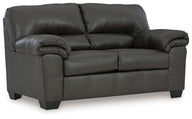 Bladen - Stationary Loveseat Dark Gray by Signature Design by Ashley® | Bel Furniture