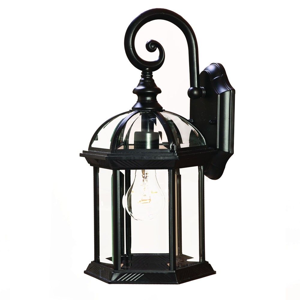 Eastern Lantern Wall Light - Matte Black