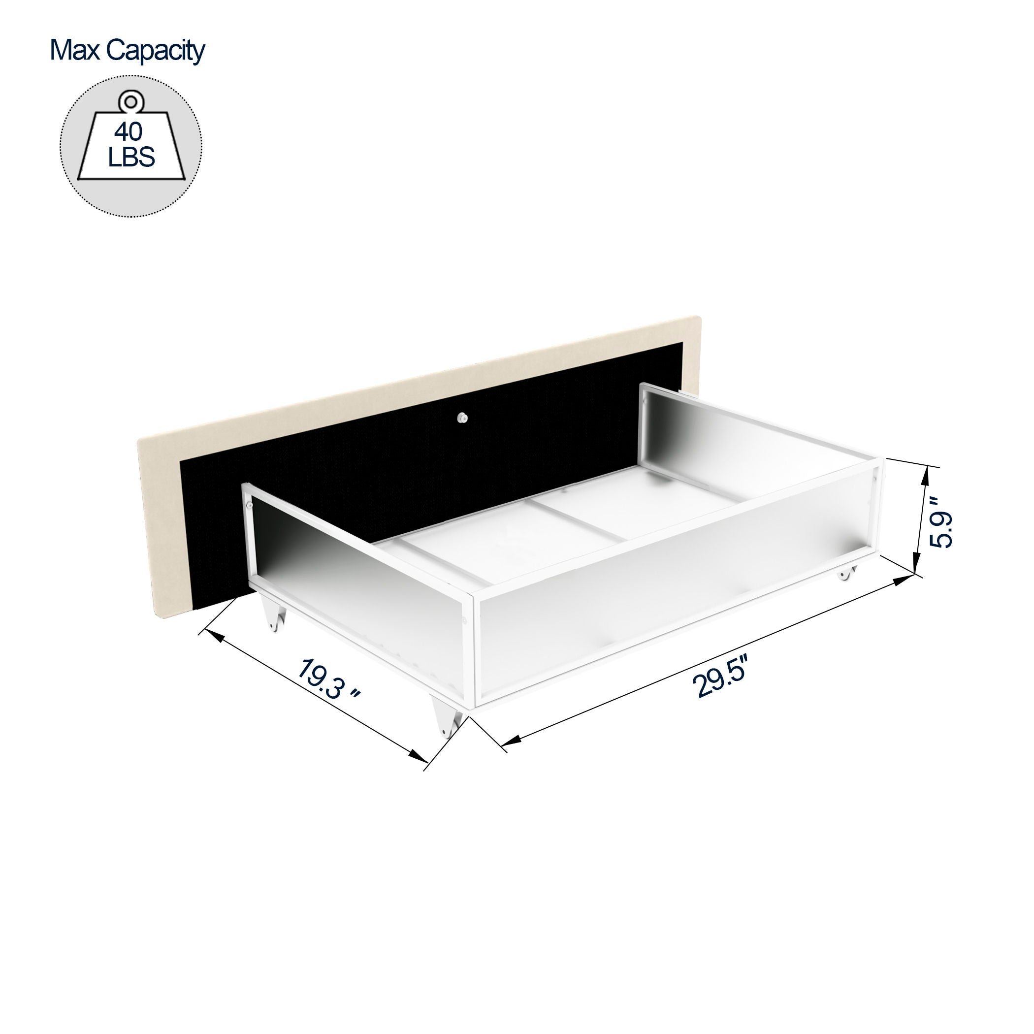 Anna - Upholstered Wingback Platform Bed With Patented 4 Drawers Storage