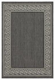 Sunshine - Indoor / Outdoor, Area Rug Polypropylene Dark Gray by Icona Home Decor | Bel Furniture