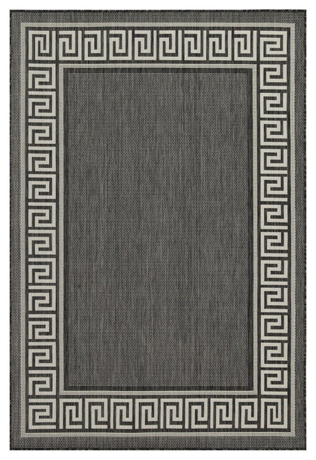 Sunshine - Indoor / Outdoor, Area Rug Polypropylene Dark Gray by Icona Home Decor | Bel Furniture