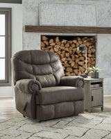 Camera Time - Gunmetal - Zero Wall Recliner by Signature Design by Ashley® | Bel Furniture