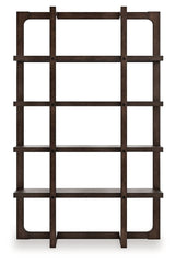 Breckington - Dark Brown - Bookcase by Signature Design by Ashley® | Bel Furniture