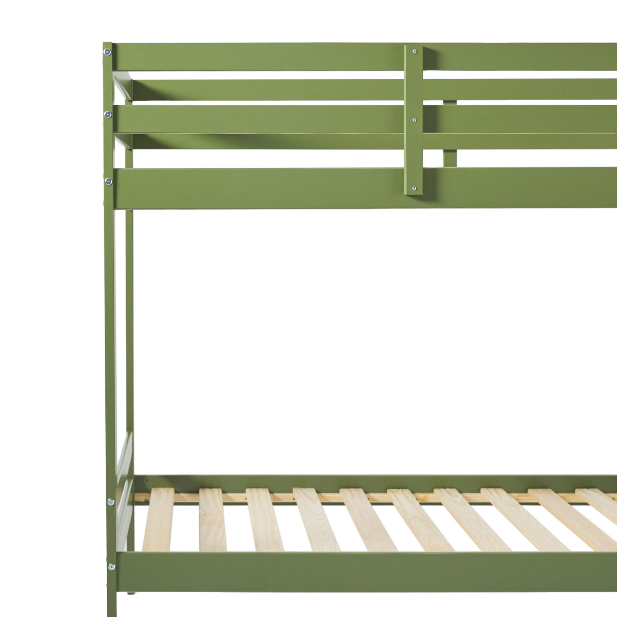 Modern Simple Solid Wood Bunk Bed by Walker Edison | Bel Furniture