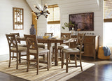 Moriville - Rectangular Dining Table Set - Counter Height by Signature Design by Ashley® | Bel Furniture