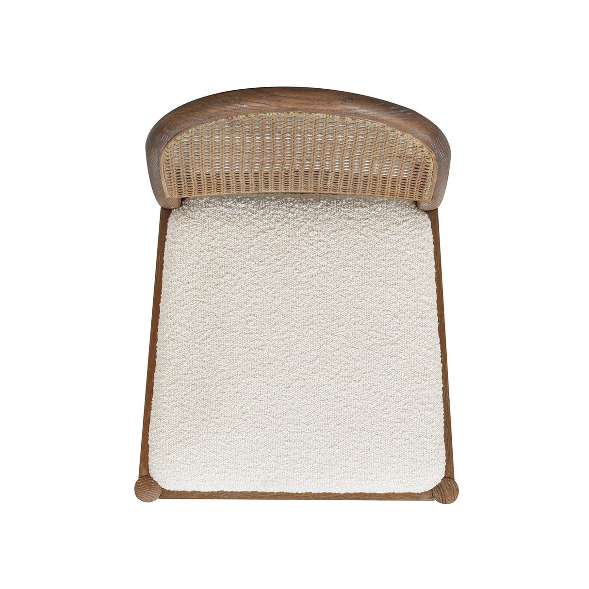 Panama - Curved Cane Side Dining Chair (Set of 2) by Jennifer Taylor Home | Bel Furniture