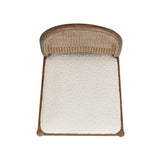 Panama - Curved Cane Side Dining Chair (Set of 2) by Jennifer Taylor Home | Bel Furniture