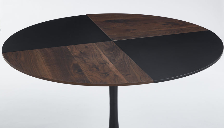 Tulip Round Dining Table, Office Table, Coffee Table - Brown