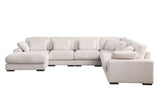 Nadine - Corduroy Modular Corner Sectional Sofa With Left Facing Chaise by Lilola Home | Bel Furniture