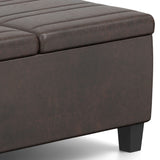 Ellis - Upholstered Coffee Table Storage Ottoman